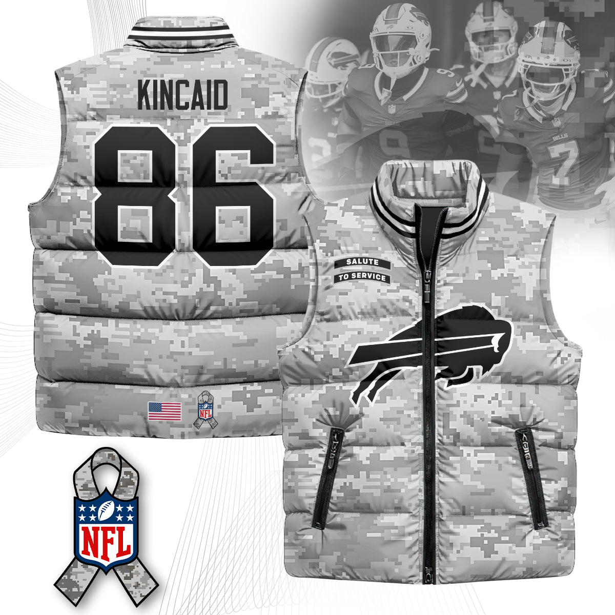 BB Salute To Service Puffer Vest
