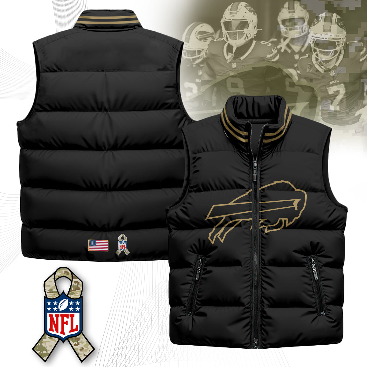 BB Salute To Service Puffer Vest