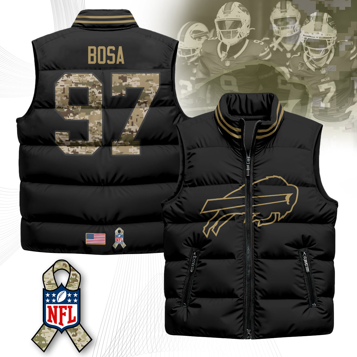 BB Salute To Service Puffer Vest