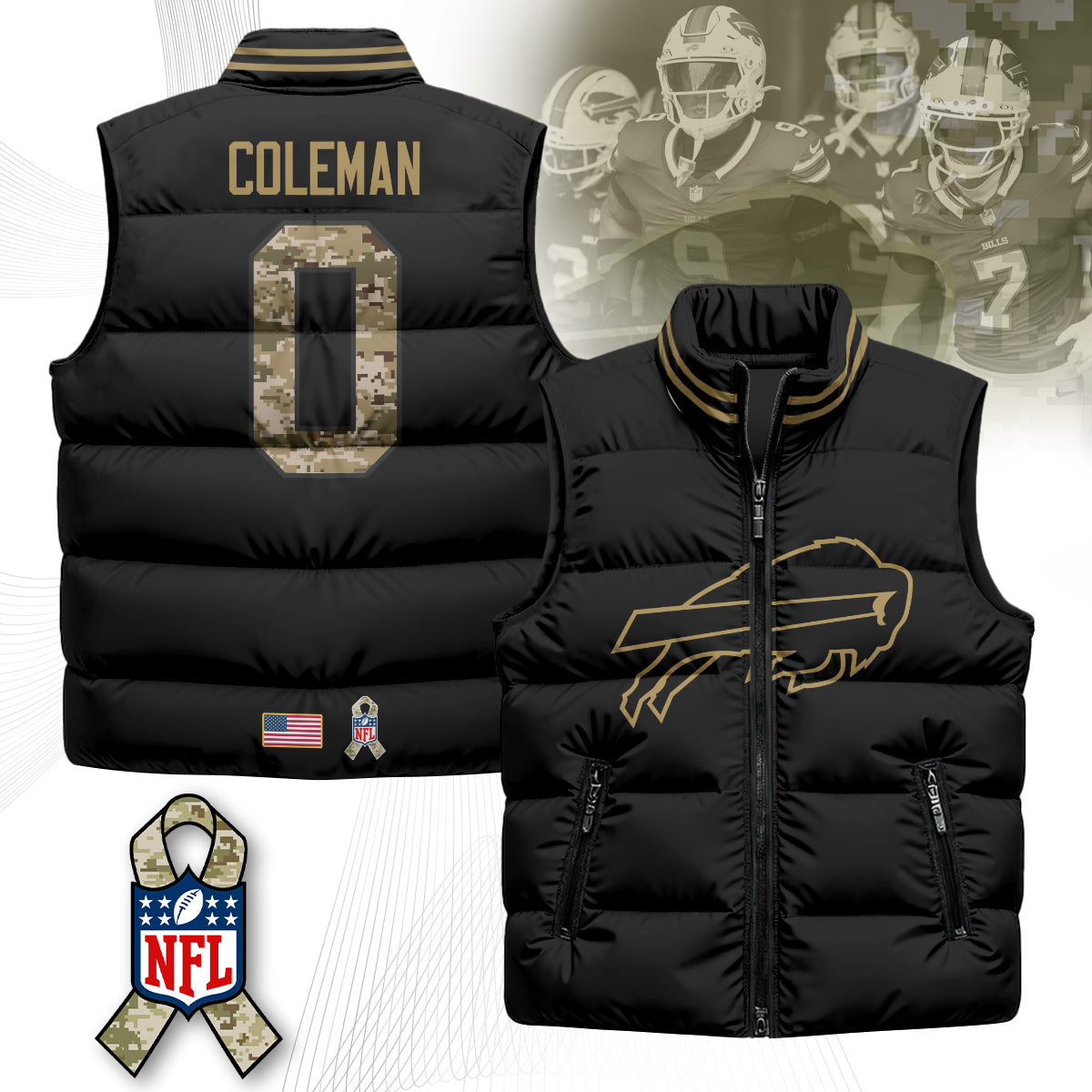 BB Salute To Service Puffer Vest
