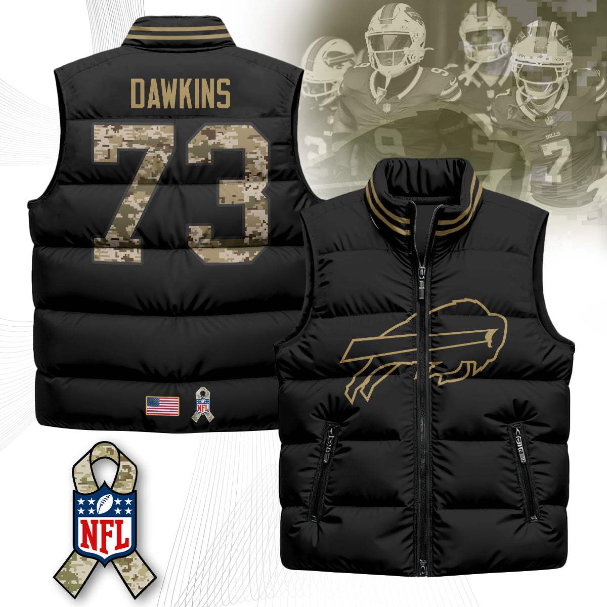 BB Salute To Service Puffer Vest