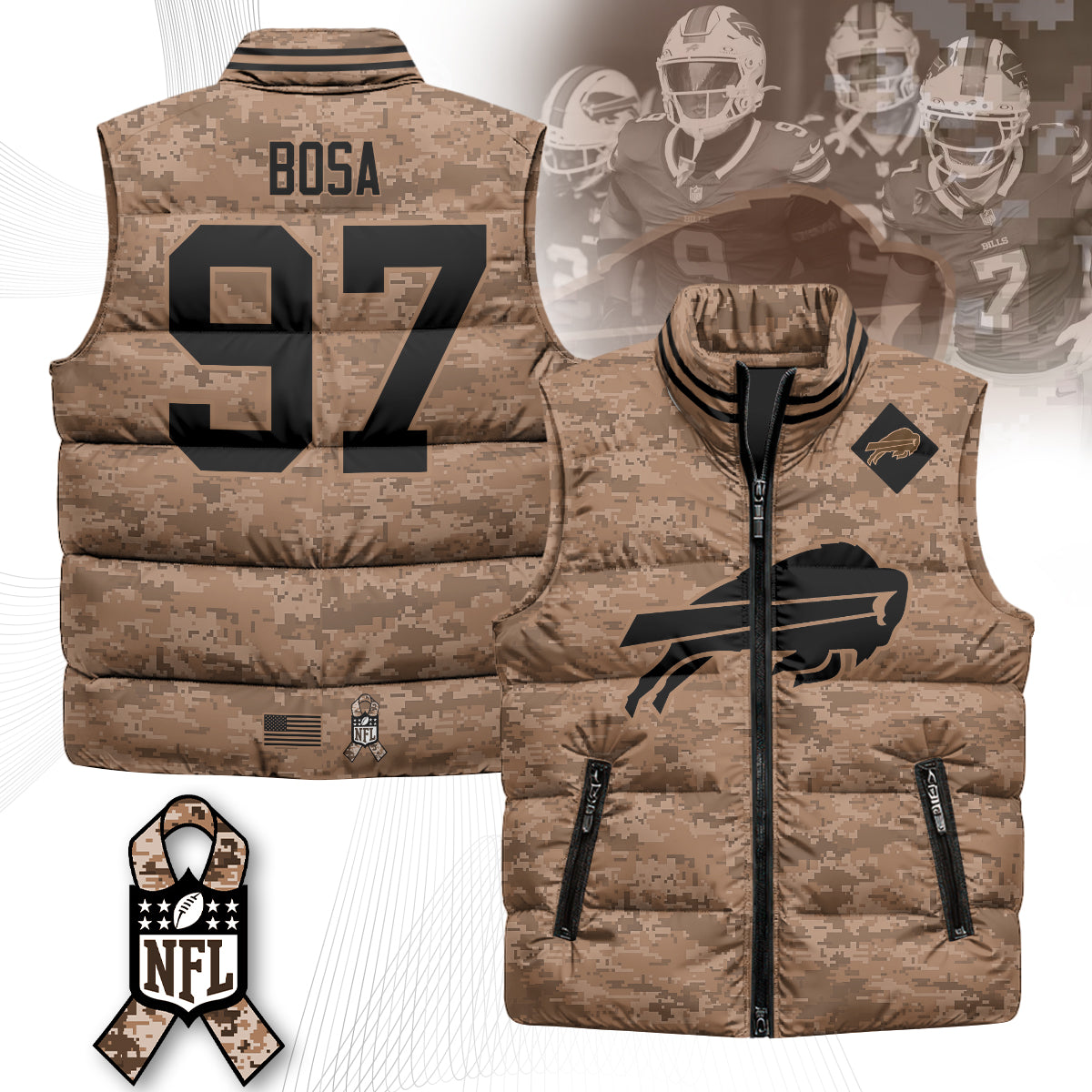 BB Salute To Service Puffer Vest