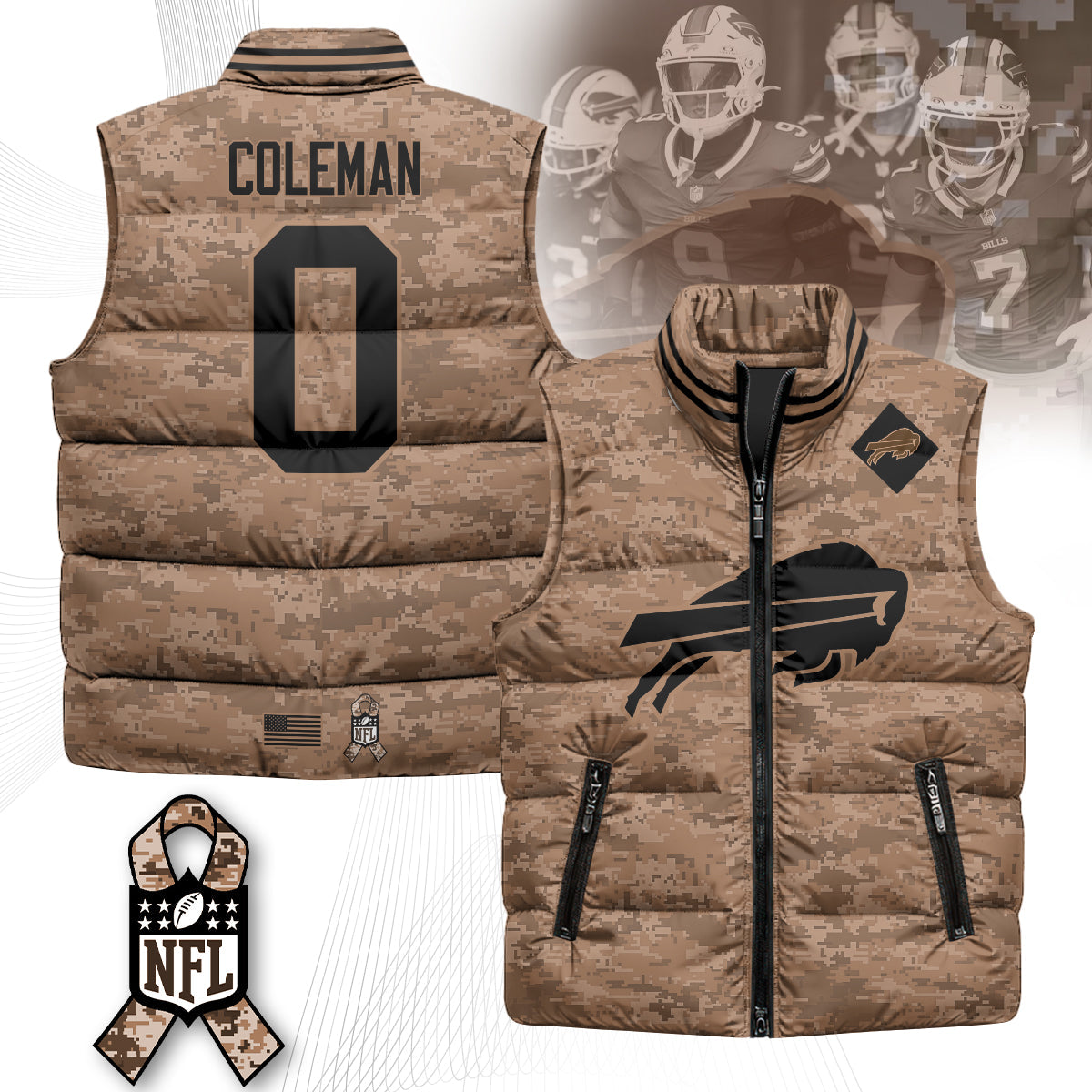 BB Salute To Service Puffer Vest