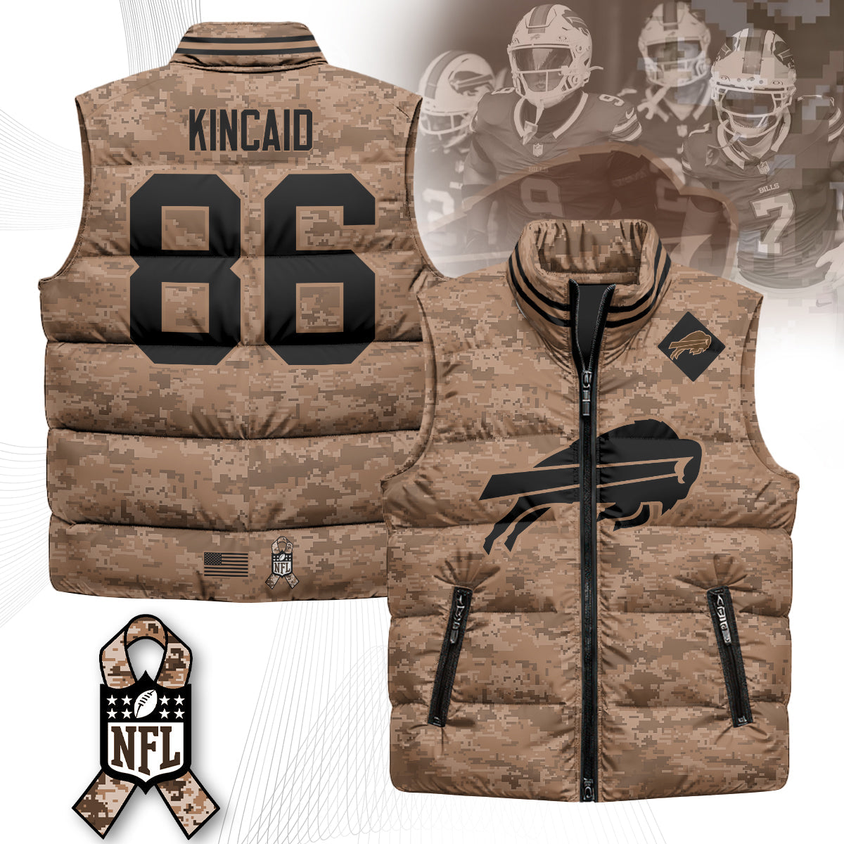 BB Salute To Service Puffer Vest