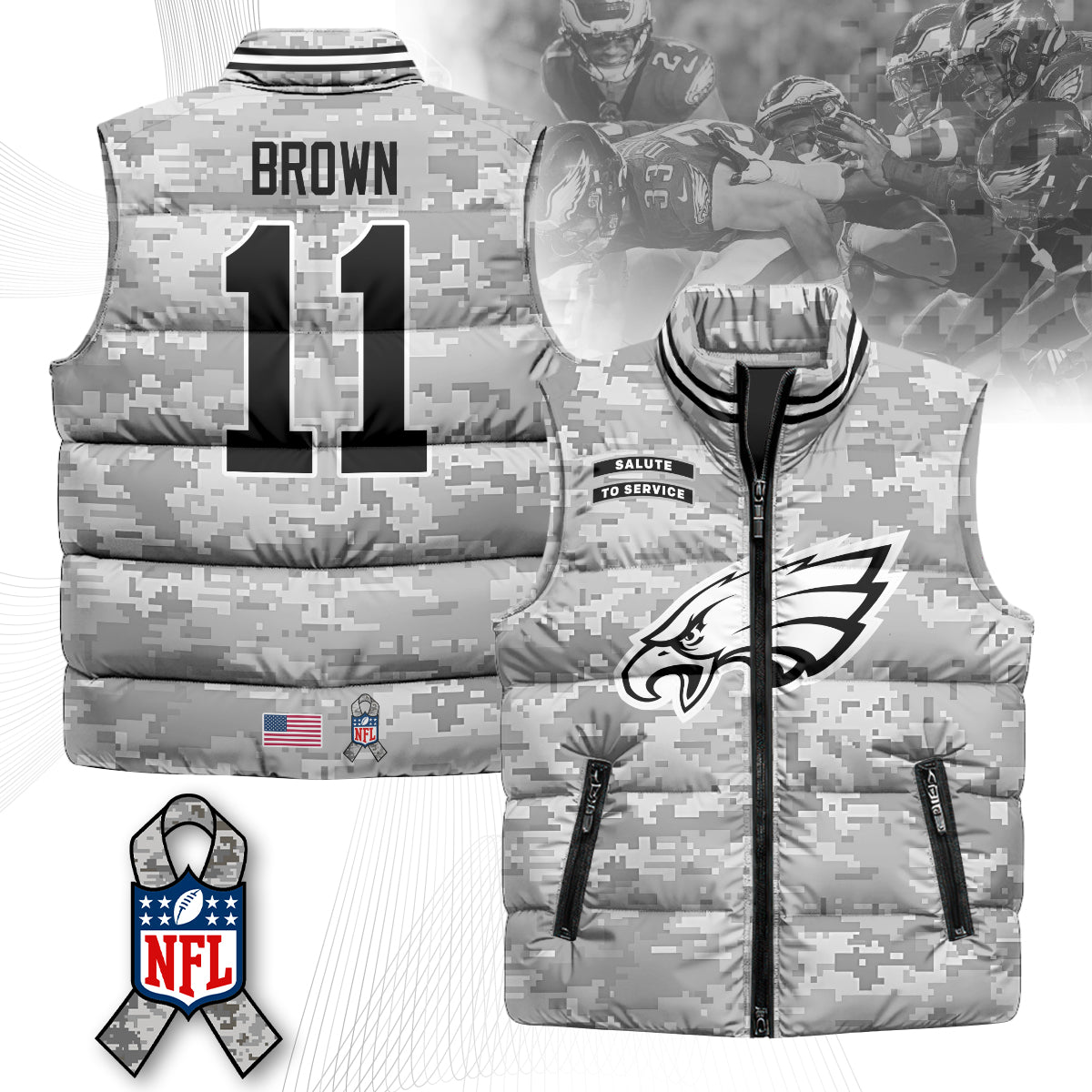 PE Salute To Service Puffer Vest