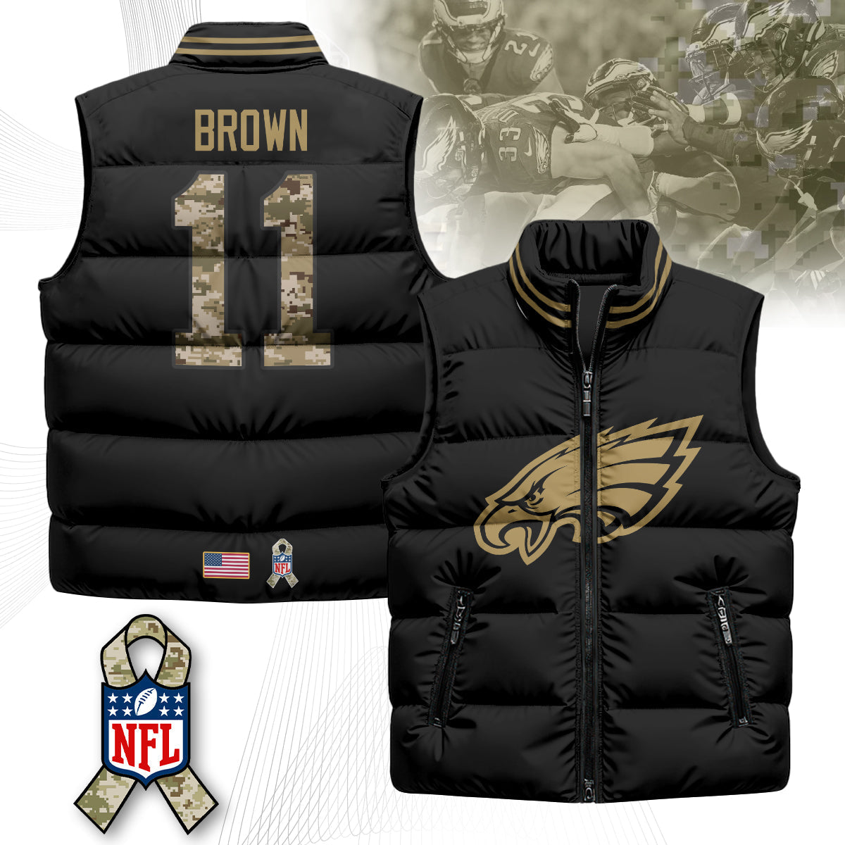 PE Salute To Service Puffer Vest