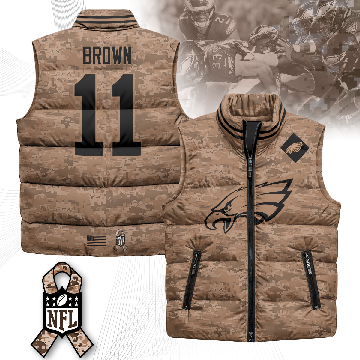 PE Salute To Service Puffer Vest