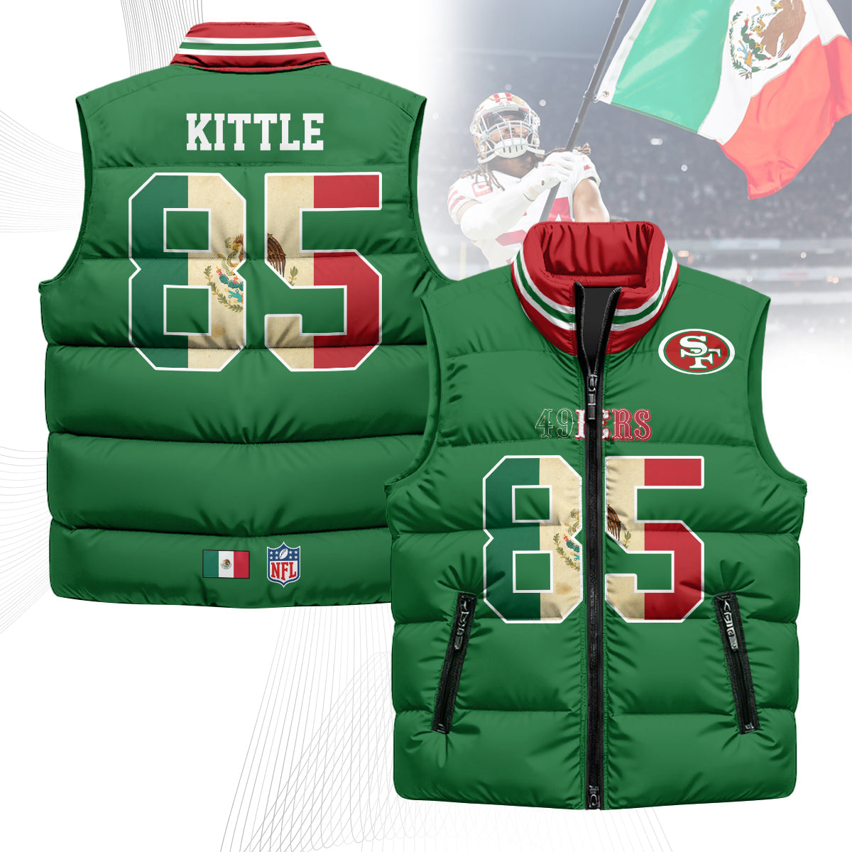 SF Mexico Puffer Vest