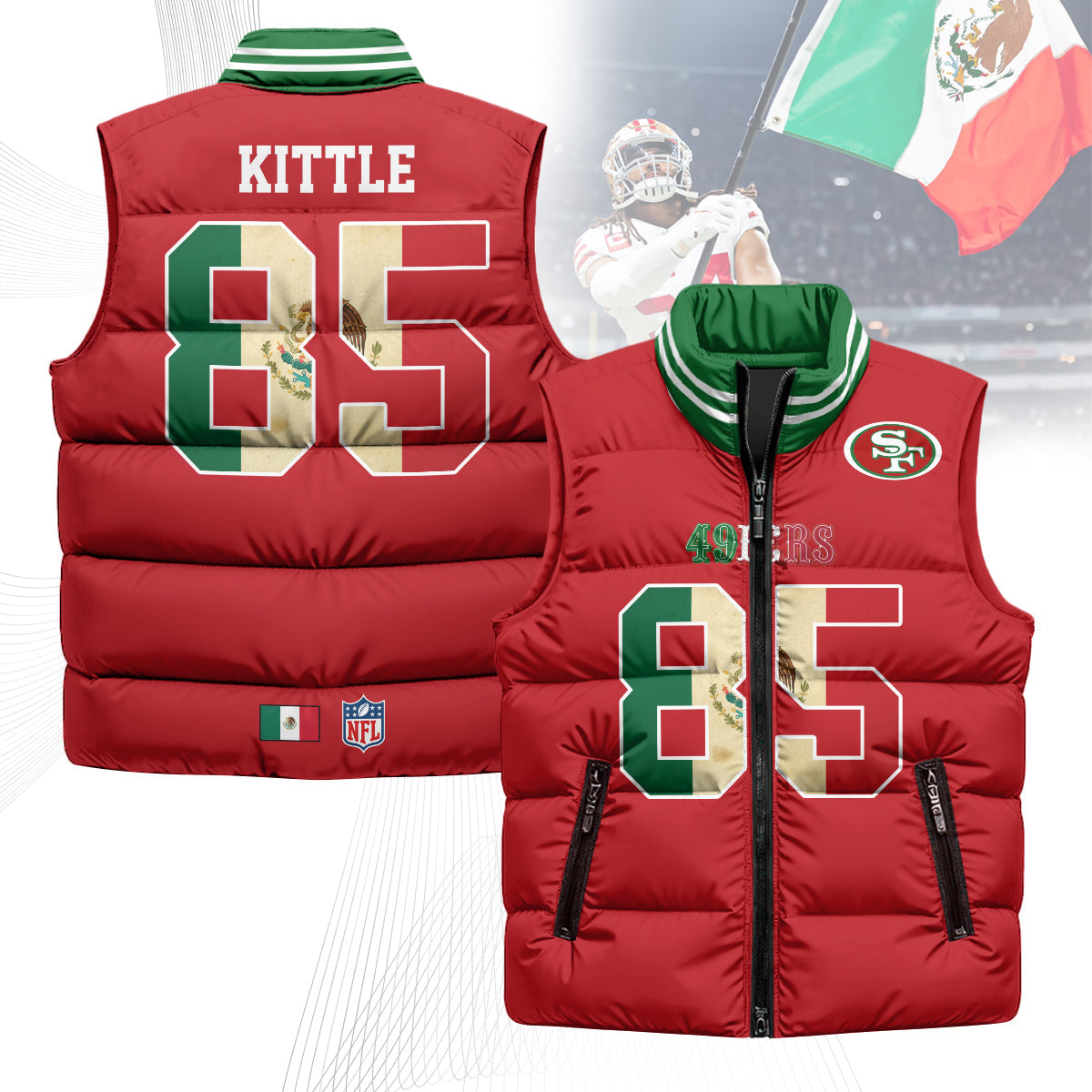 SF Mexico Puffer Vest