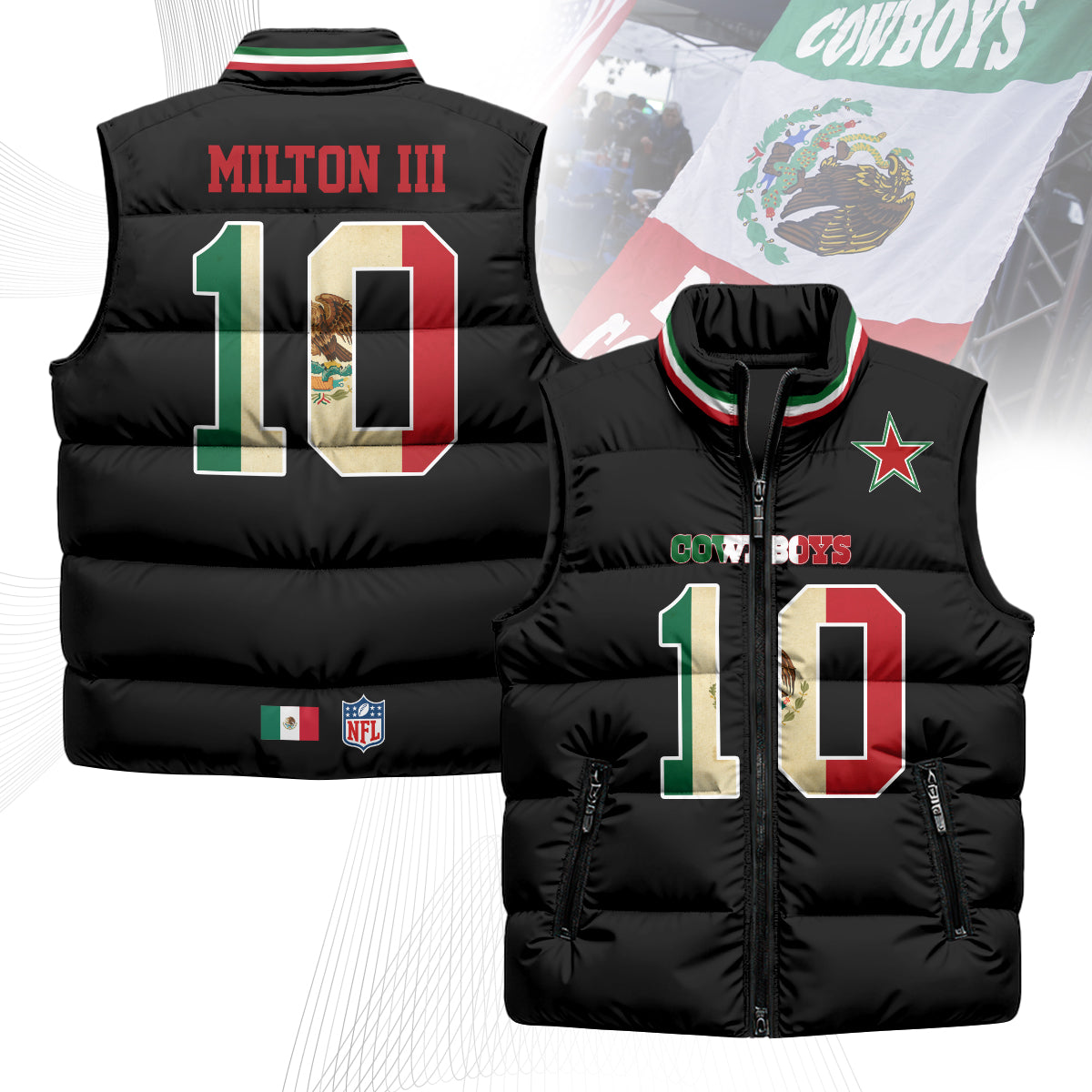 DC Mexico Puffer Vest