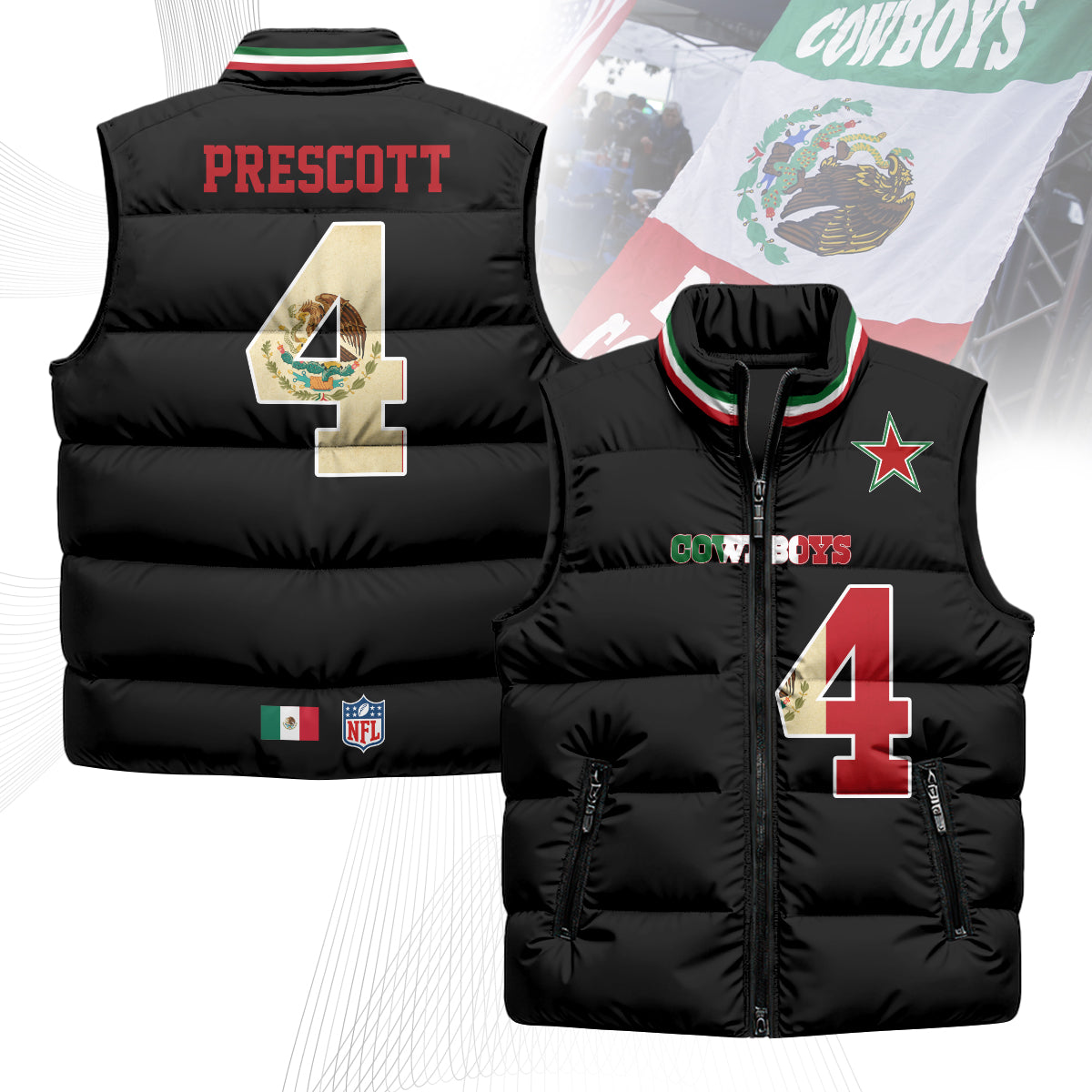 DC Mexico Puffer Vest