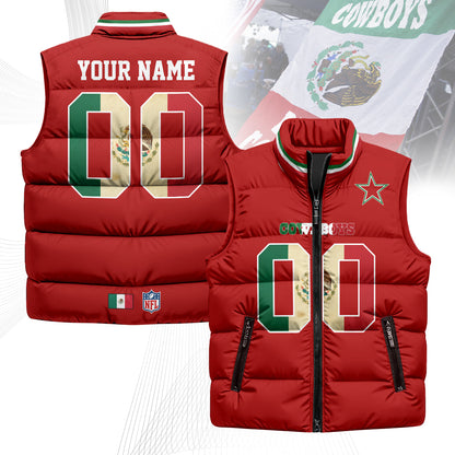 Personalized DC Mexico Puffer Vest