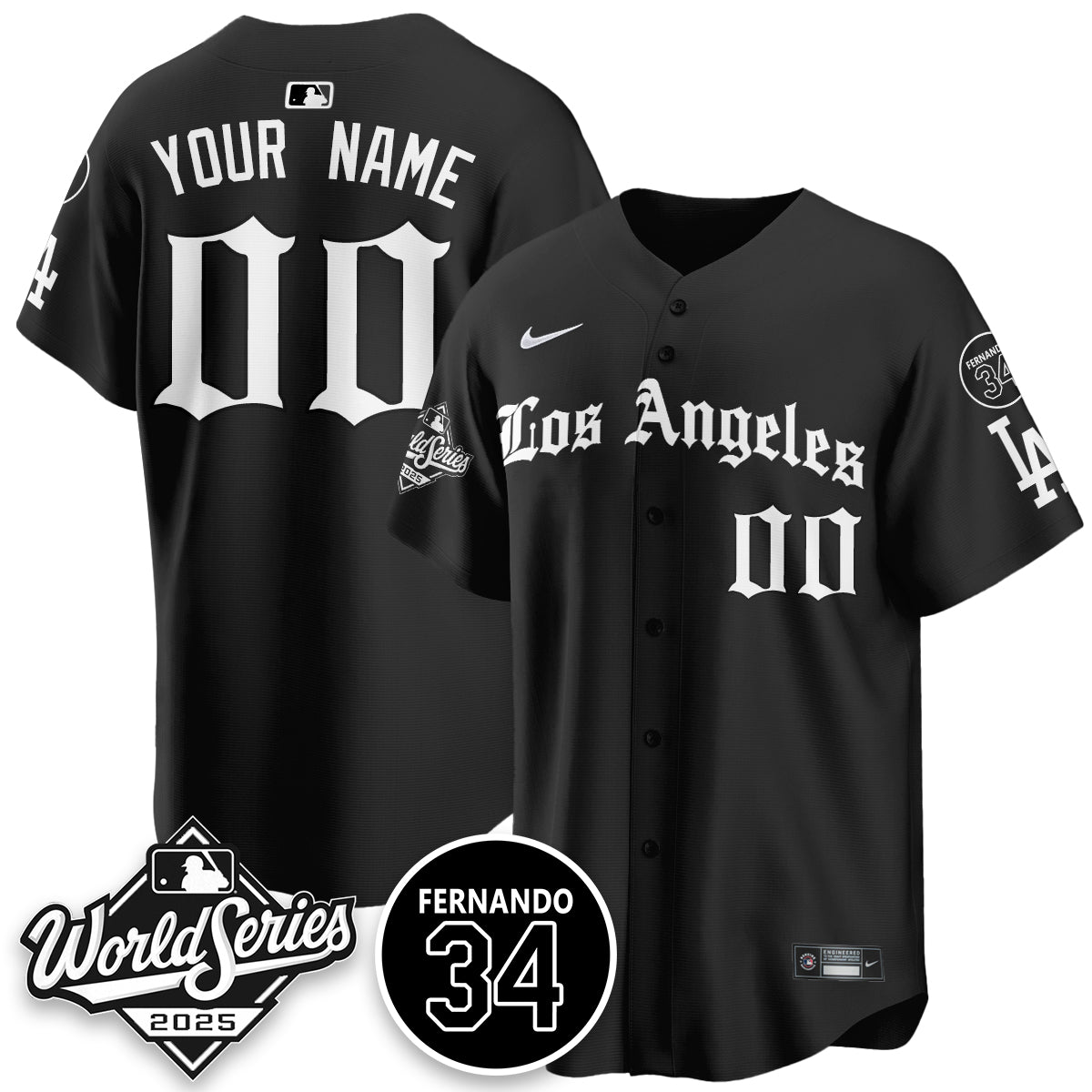 LAD 2025 Gothic NL Champions Custom Jersey - Stitched