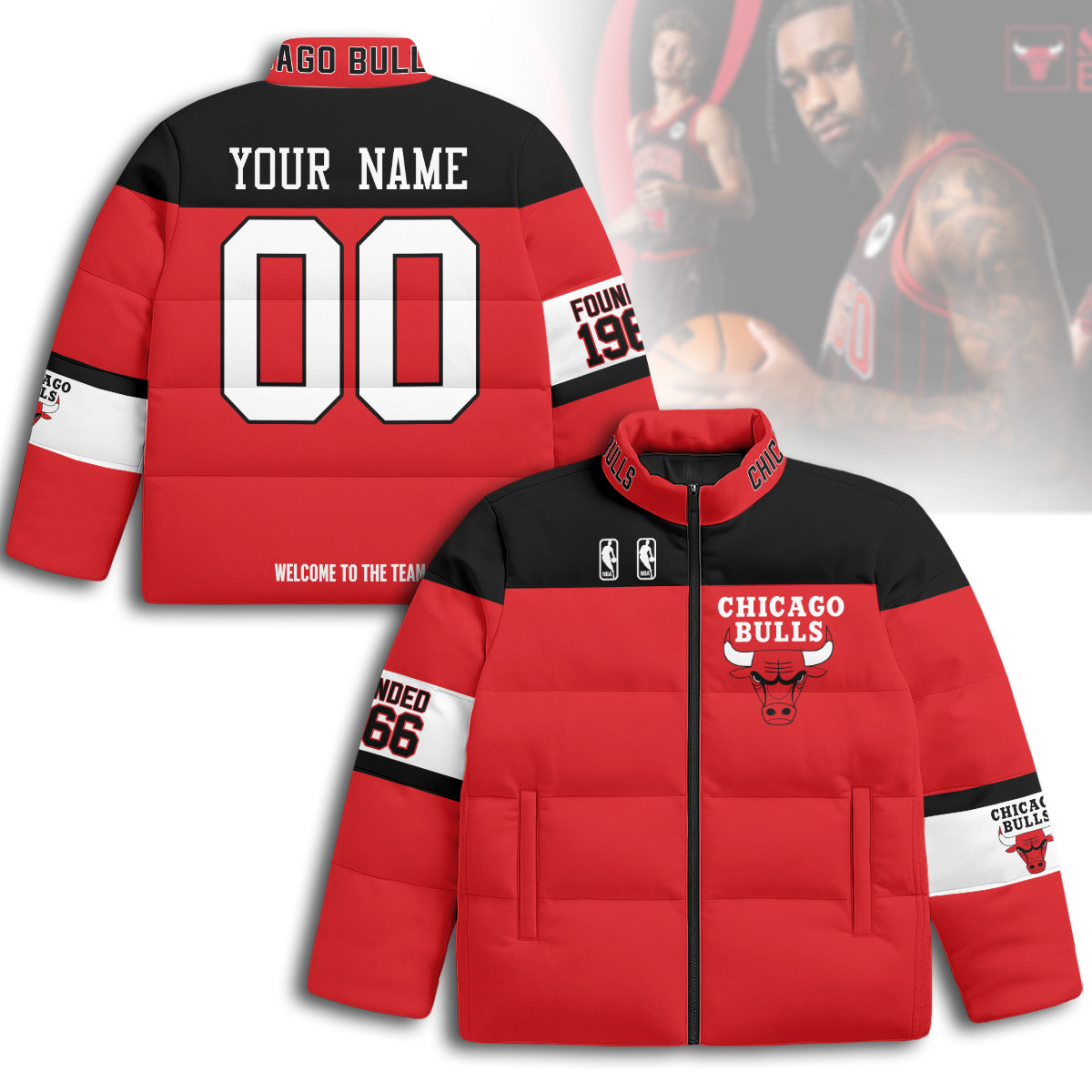 CHI Unisex Custom Puffer Jacket