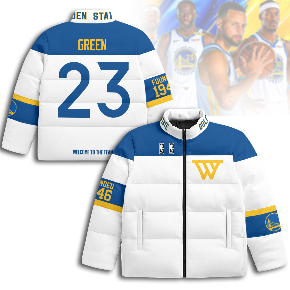 GSW Unisex Puffer Jacket