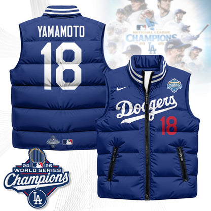 LAD 2025 Back To Back Champions Puffer Vest