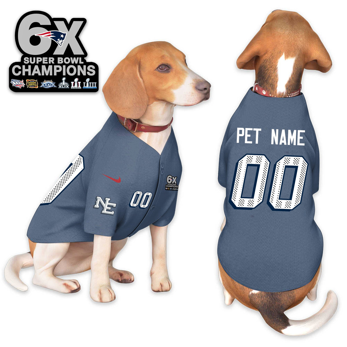 NE “Rivalries” Pet Coat