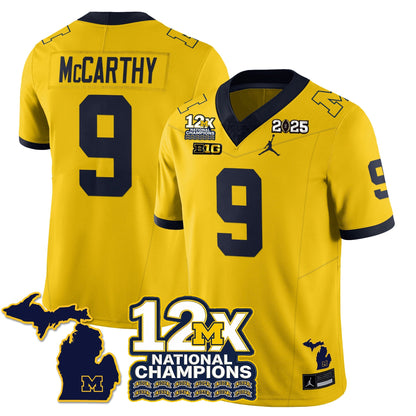 MICH 12x-Time National Champions Vapor Limited Football Jersey