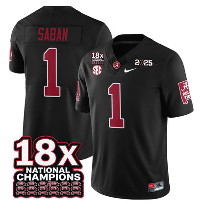BAMA 18x-Time National Champions Vapor Limited Football Jersey