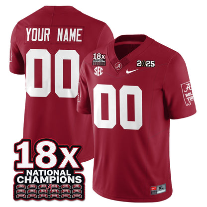 BAMA 18x-Time National Champions Vapor Limited Football Jersey