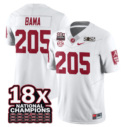BAMA 18x-Time National Champions Vapor Limited Football Jersey