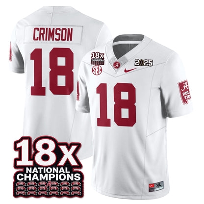 BAMA 18x-Time National Champions Vapor Limited Football Jersey