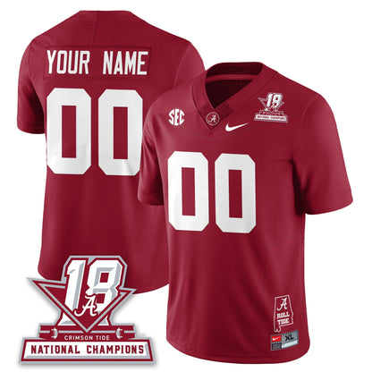 BAMA 18x-Time National Champions Vapor Limited Jersey