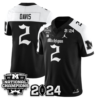 MICH Gothic 2023 National Champions Vapor Limited Football Jersey