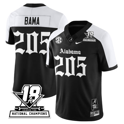 BAMA 18x-Time National Champions Gothic Vapor Limited Jersey