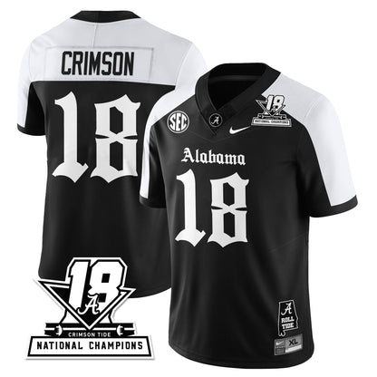 BAMA 18x-Time National Champions Gothic Vapor Limited Jersey