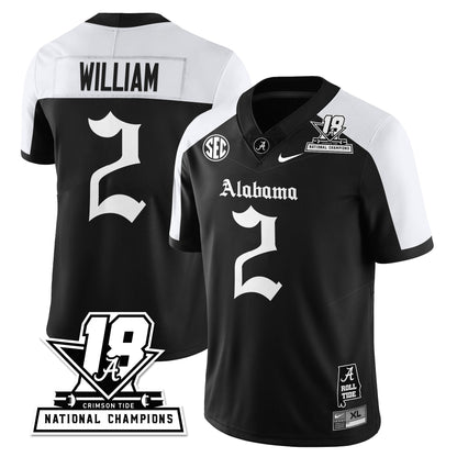 BAMA 18x-Time National Champions Gothic Vapor Limited Jersey