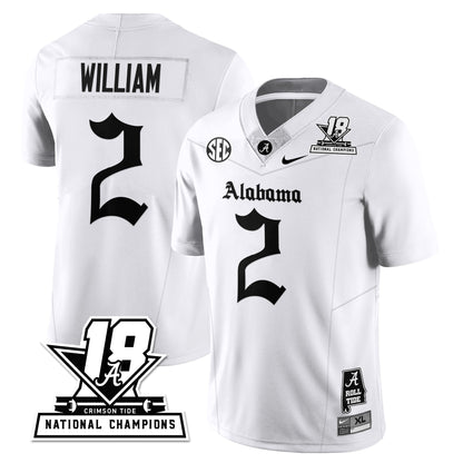 BAMA 18x-Time National Champions Gothic Vapor Limited Jersey