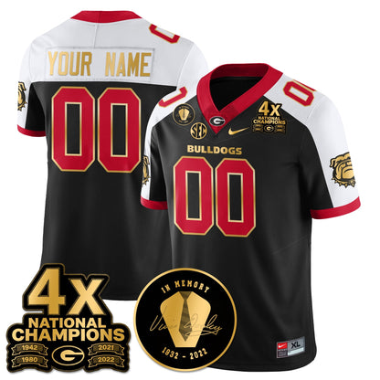 Custom UGA 4x-Time National Champions Vapor Limited Jersey