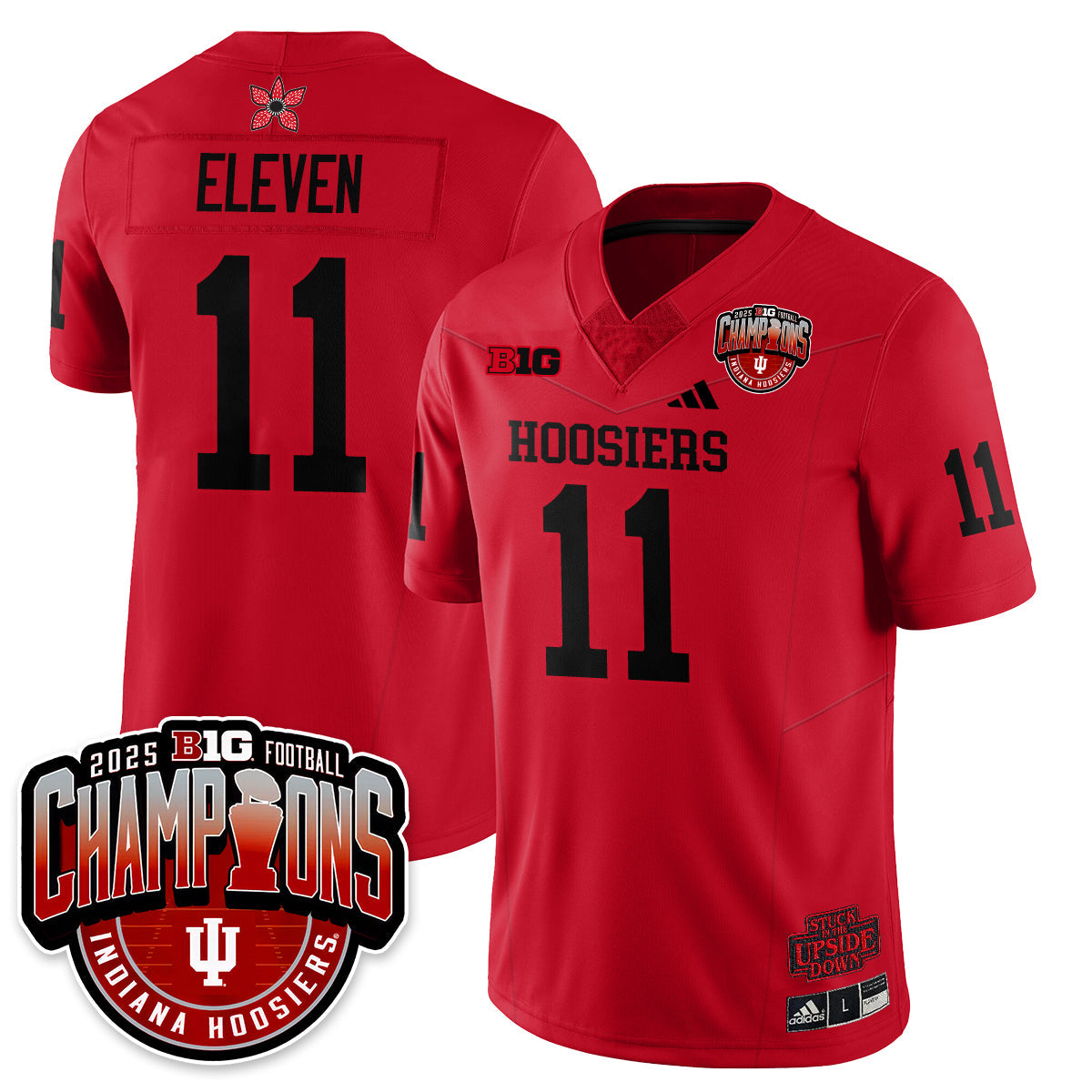 IND Stranger Things Vapor Limited Football Jersey - Big 10 Champions