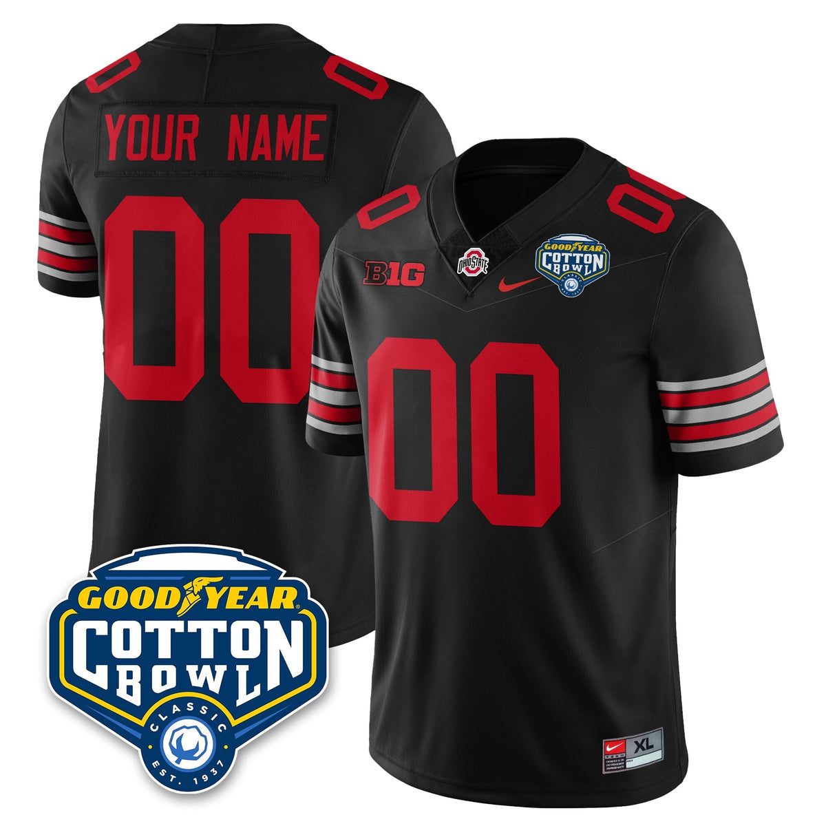 OSU Football Vapor Limited Jersey - Cotton Bowl