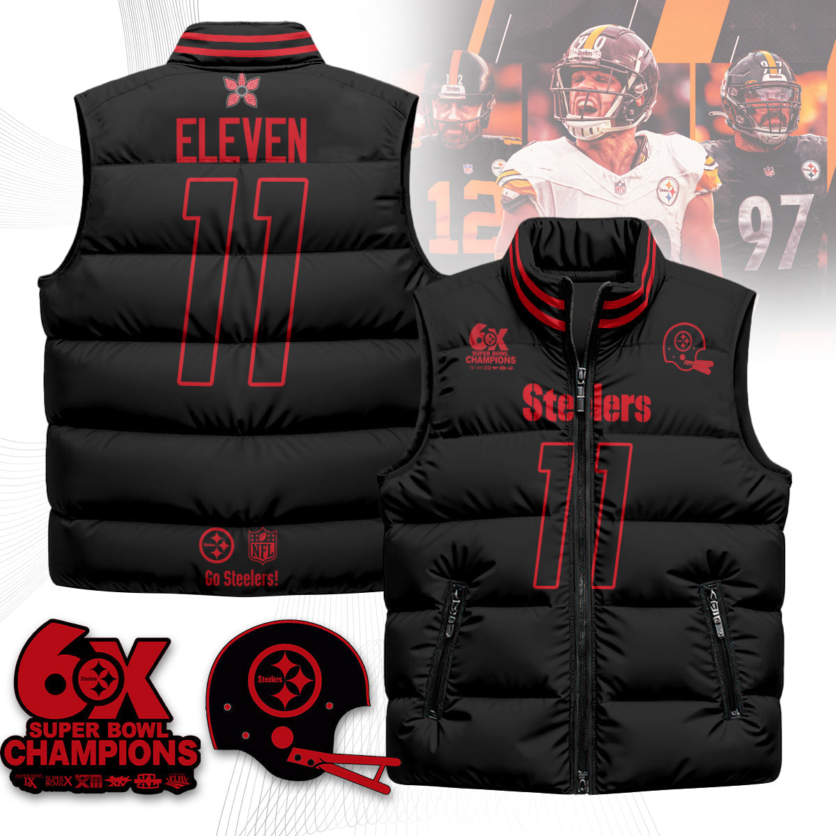 PIT 'Stranger Things Edition' Unisex Puffer Vest