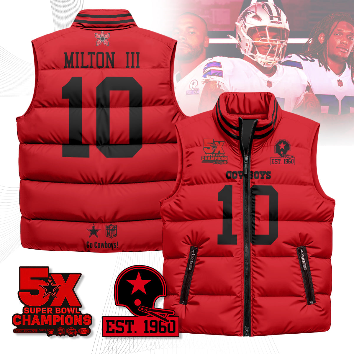 DAL 'Stranger Things Edition' Unisex Puffer Vest