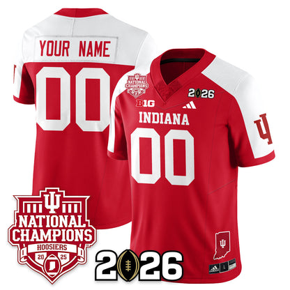 Indiana Hoosiers Vapor Limited Football Custom Jersey - 2025 National Champions