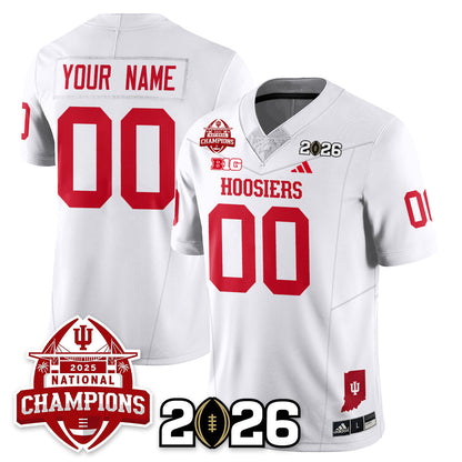 Custom Indiana Hoosiers Vapor Limited Football Jersey V2 - 2025 National Champions