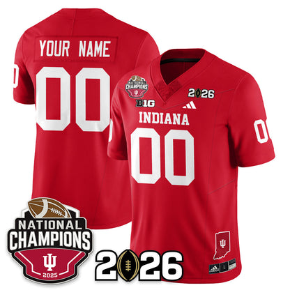Custom Indiana Hoosiers Vapor Limited Football Jersey V3 - 2025 National Champions