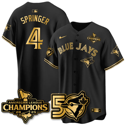 TOR 2025 American League Champions Vapor Limited Jersey - 50th Season - Stitched