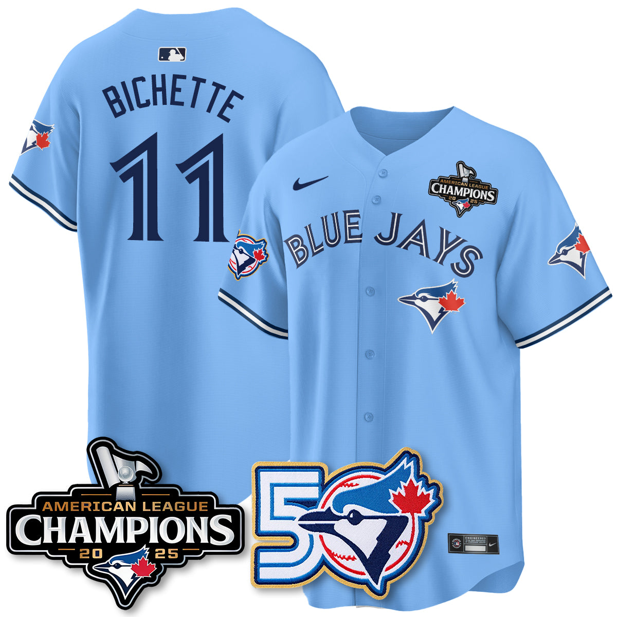 TOR 2025 American League Champions Vapor Limited Jersey - 50th Season - Stitched