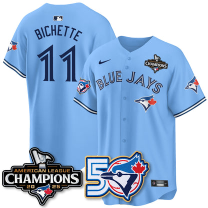 TOR 2025 American League Champions Vapor Limited Jersey - 50th Season - Stitched