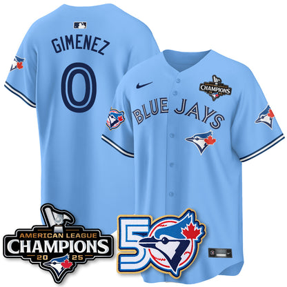 TOR 2025 American League Champions Vapor Limited Jersey - 50th Season - Stitched