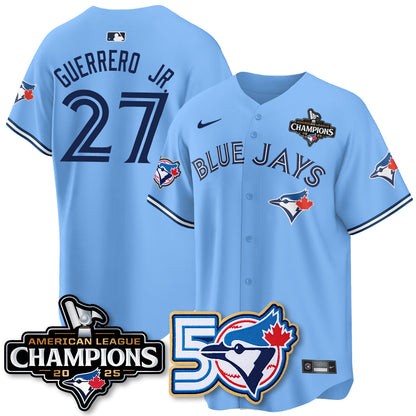 TOR 2025 American League Champions Vapor Limited Jersey - 50th Season - Stitched