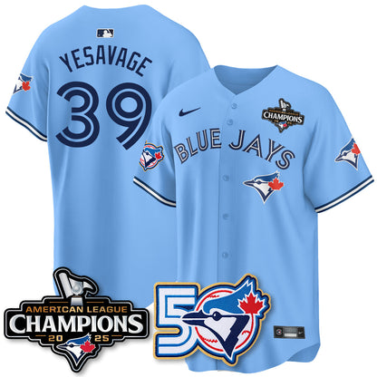 TOR 2025 American League Champions Vapor Limited Jersey - 50th Season - Stitched