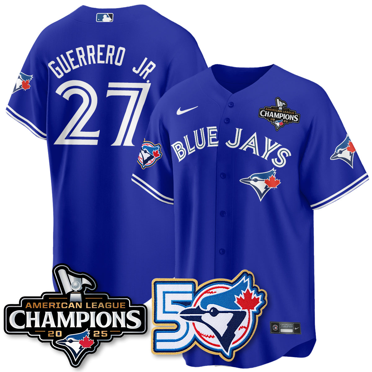 TOR 2025 American League Champions Vapor Limited Jersey - 50th Season - Stitched