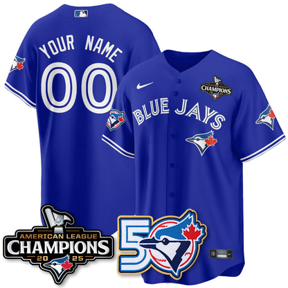 Custom TOR 2025 American League Champions Vapor Limited Jersey - 50th Season - Stitched