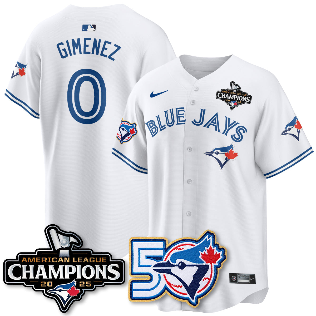 TOR 2025 American League Champions Vapor Limited Jersey - 50th Season - Stitched