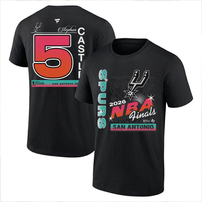 SAS 2026 Basketball  Western Conference Champions Printed T-Shirt V2